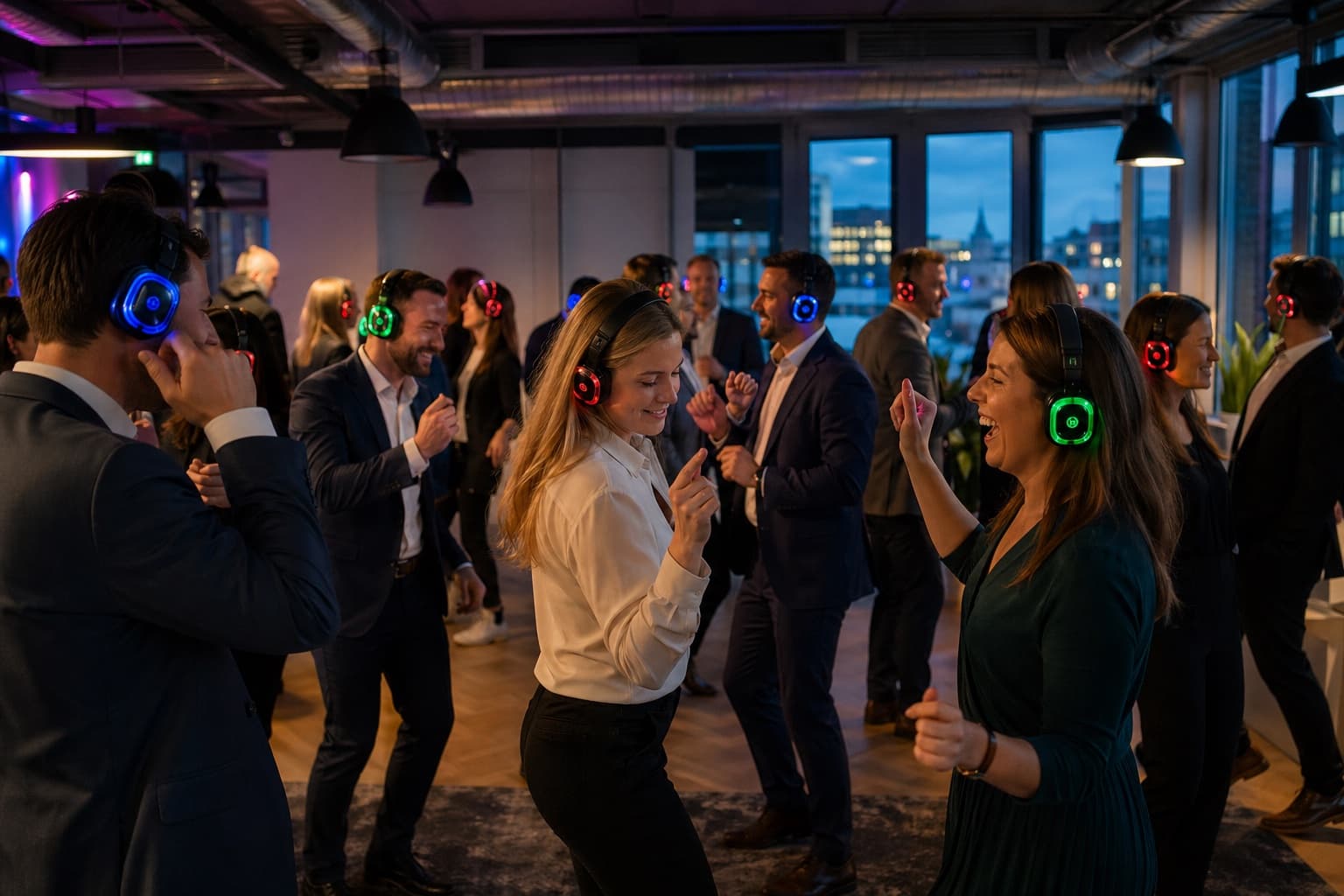 Bedriftsarrangement med silent disco
