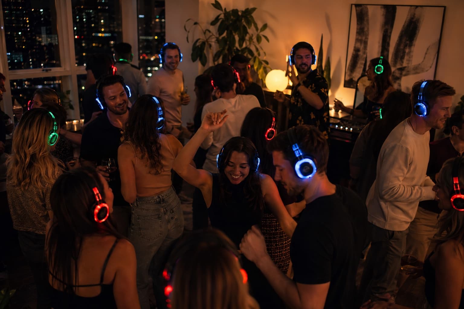 Silent disco hjemmefest